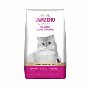 Grain Zero Ocean Fish, Sardine & Mackerel Long Coat & Persian Adult Cat Dry Food