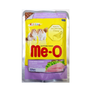 Me-O Kitten Chicken Chunks in Gravy (80Gram)