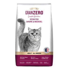 Signature Grain Zero Ocean Fish, Sardine & Mackerel Adult Cat Dry Food