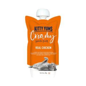 Kitty Yums Creamy Real Chicken Cat Treat (80 Gram)